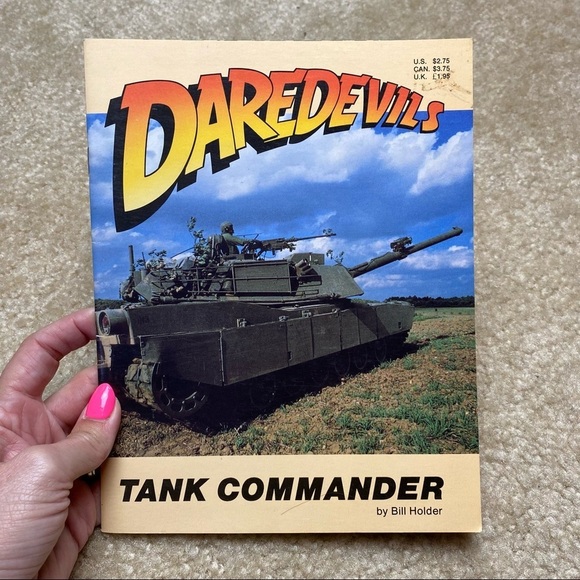 BOGO Vintage Paperback Book “Daredevils Tank Commander” 1990 - Picture 1 of 5